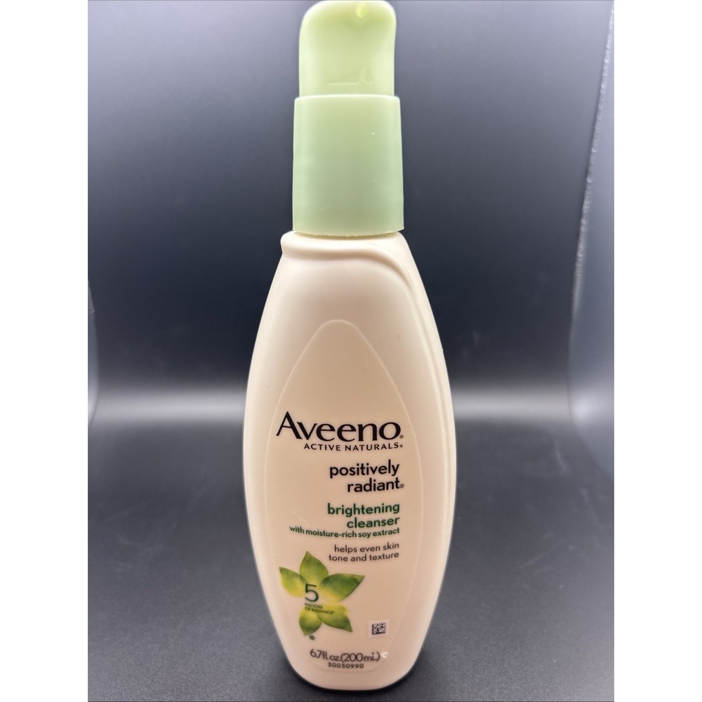 Aveeno Positively Radiant Brightening Cleanser 6.7oz Original VHTF